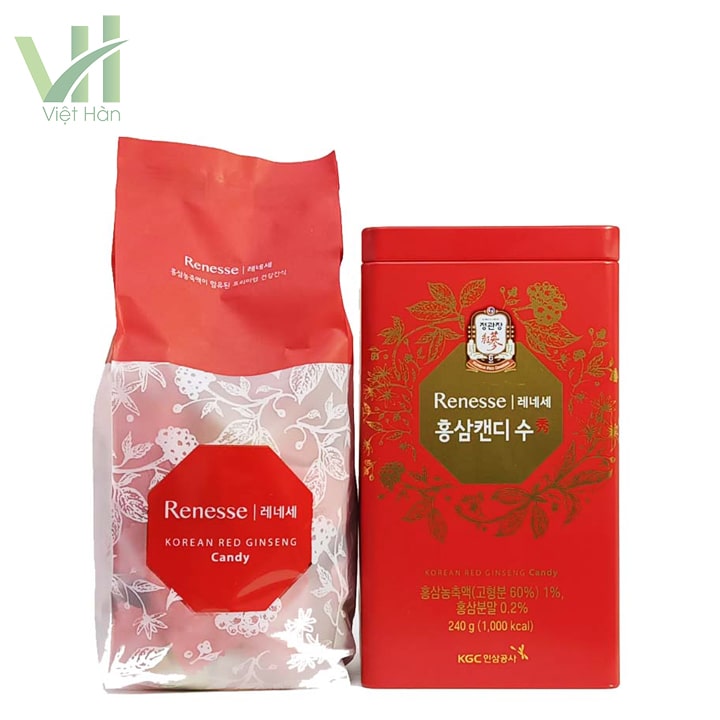 Sản phẩm kẹo hồng sâm Hàn Quốc cao cấp KGC 240g