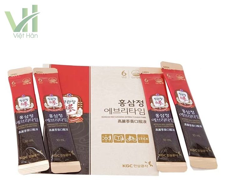 <em>Sản phẩm nước hồng sâm Hàn Quốc KGC 30 gói</em>