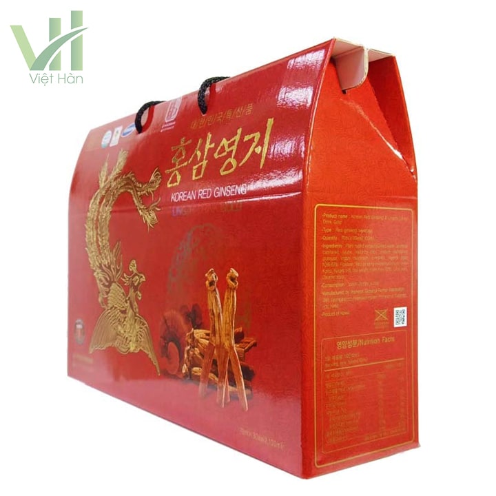 Góc sản phẩm nước hồng sâm linh chi Pocheon 70ml x 30 gói