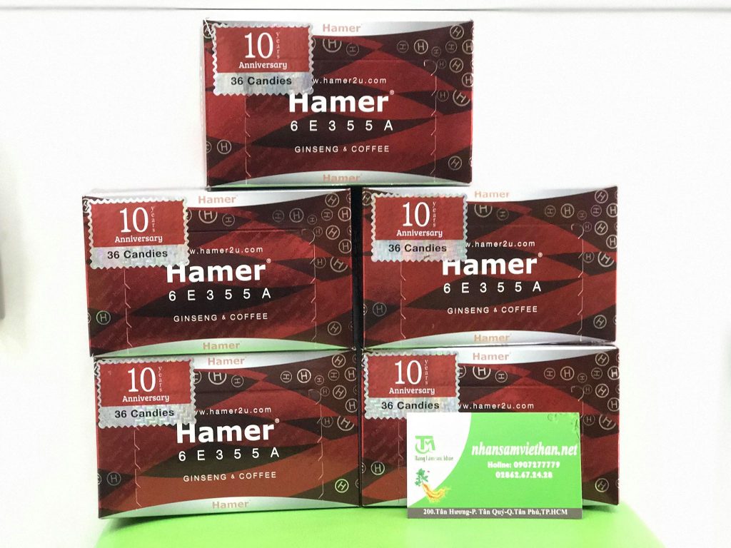 Hình ảnh hộp kẹo sâm Hamer