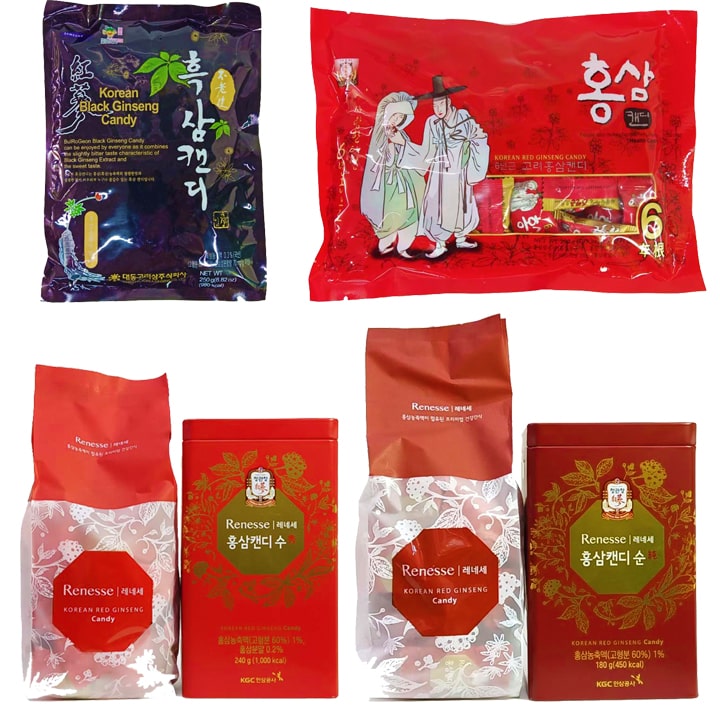 Hình ảnh: Kẹo hồng sâm Hàn Quốc dành cho người lớn tuổi