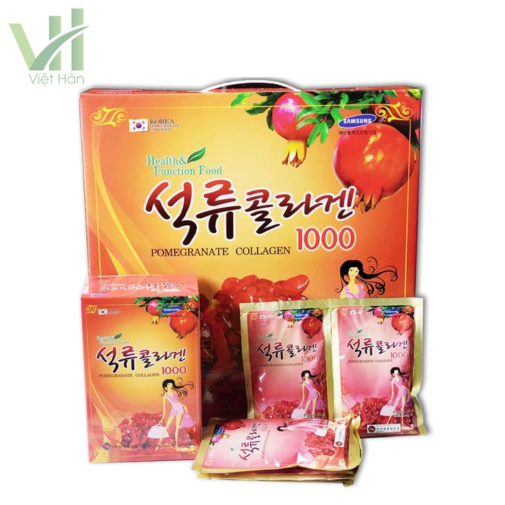 Nước ép lựu collagen Kanghwa sản xuất tại Hàn Quốc